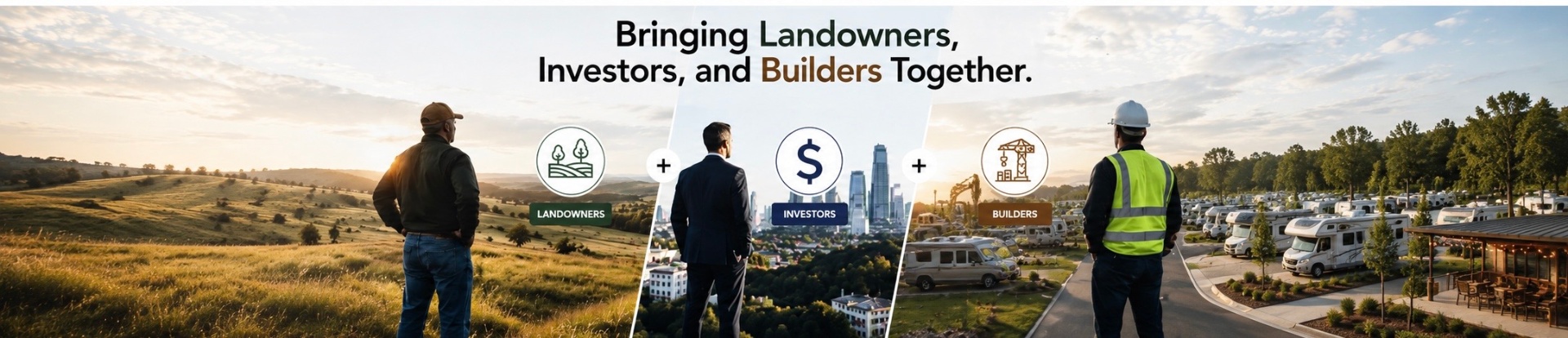 LandLinkX — Bringing Landowners, Investors, and Builders together. RV Park, Storage, Commercial, and Residential land opportunities.